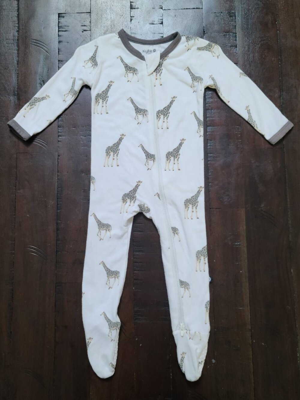 Kyte Baby Giraffe Footie 6-12M